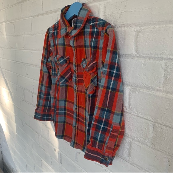 Tea Collection flannel shirt, size 5. - Picture 4 of 6